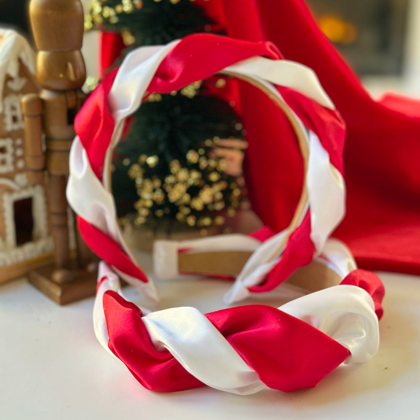 Candy cane headband