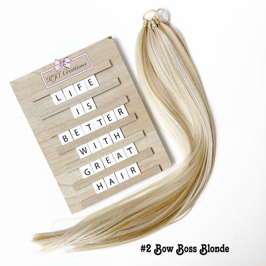 #2 bow boss blonde