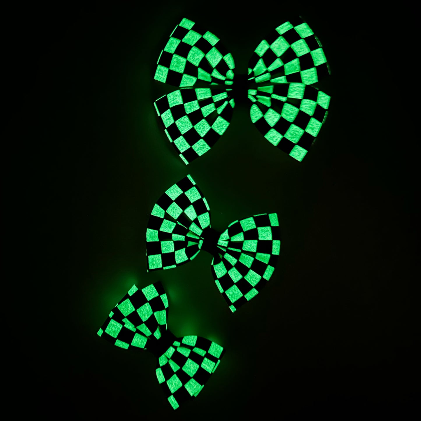 Glowing checkers