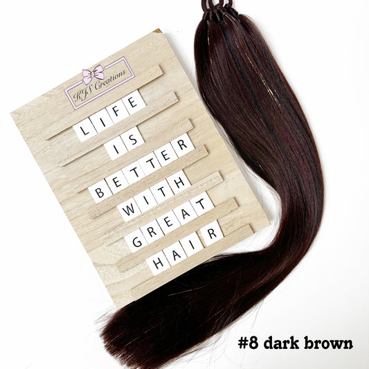 #8 Dark brown
