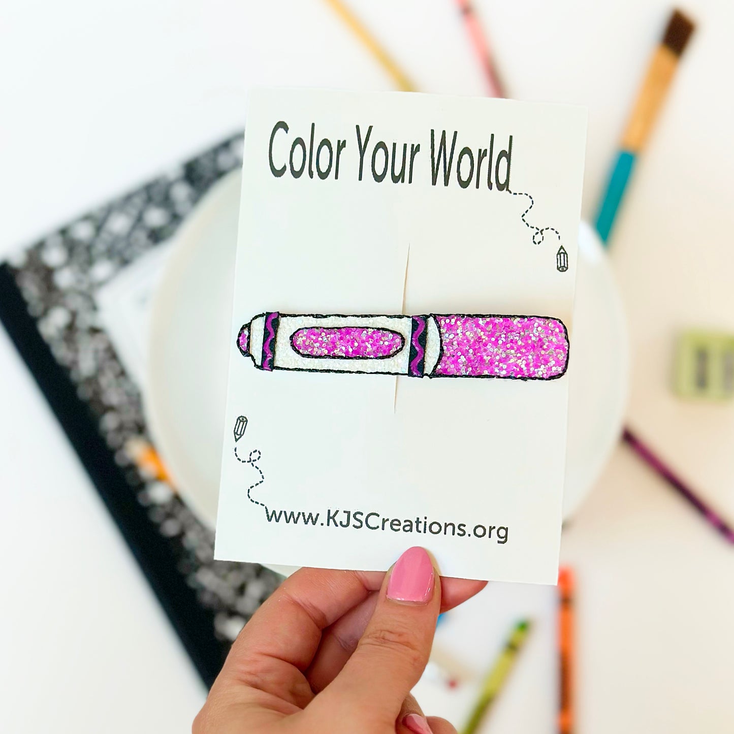 Purple marker