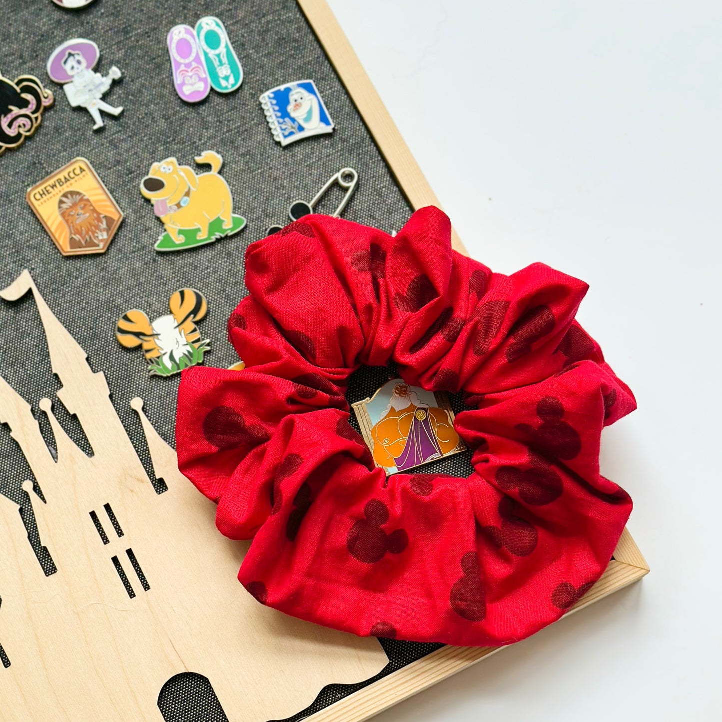 Red mouse scrunchie XL