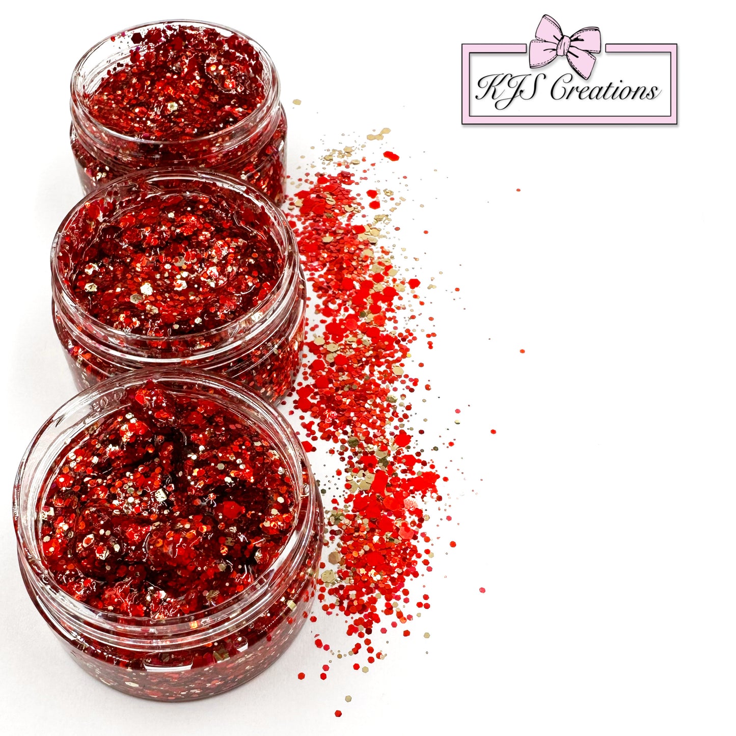 Red Glitter Glam