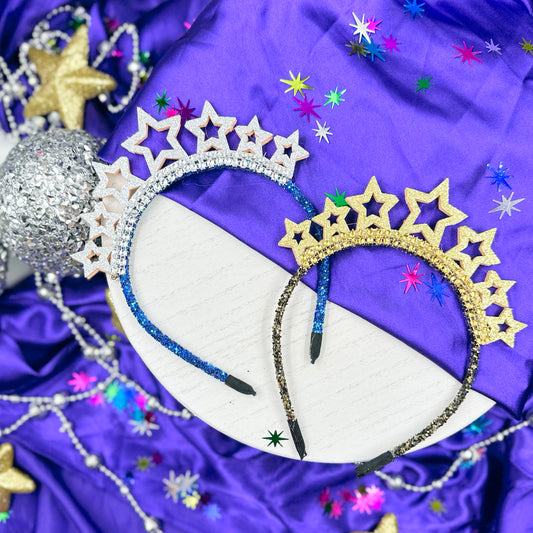New years star headbands