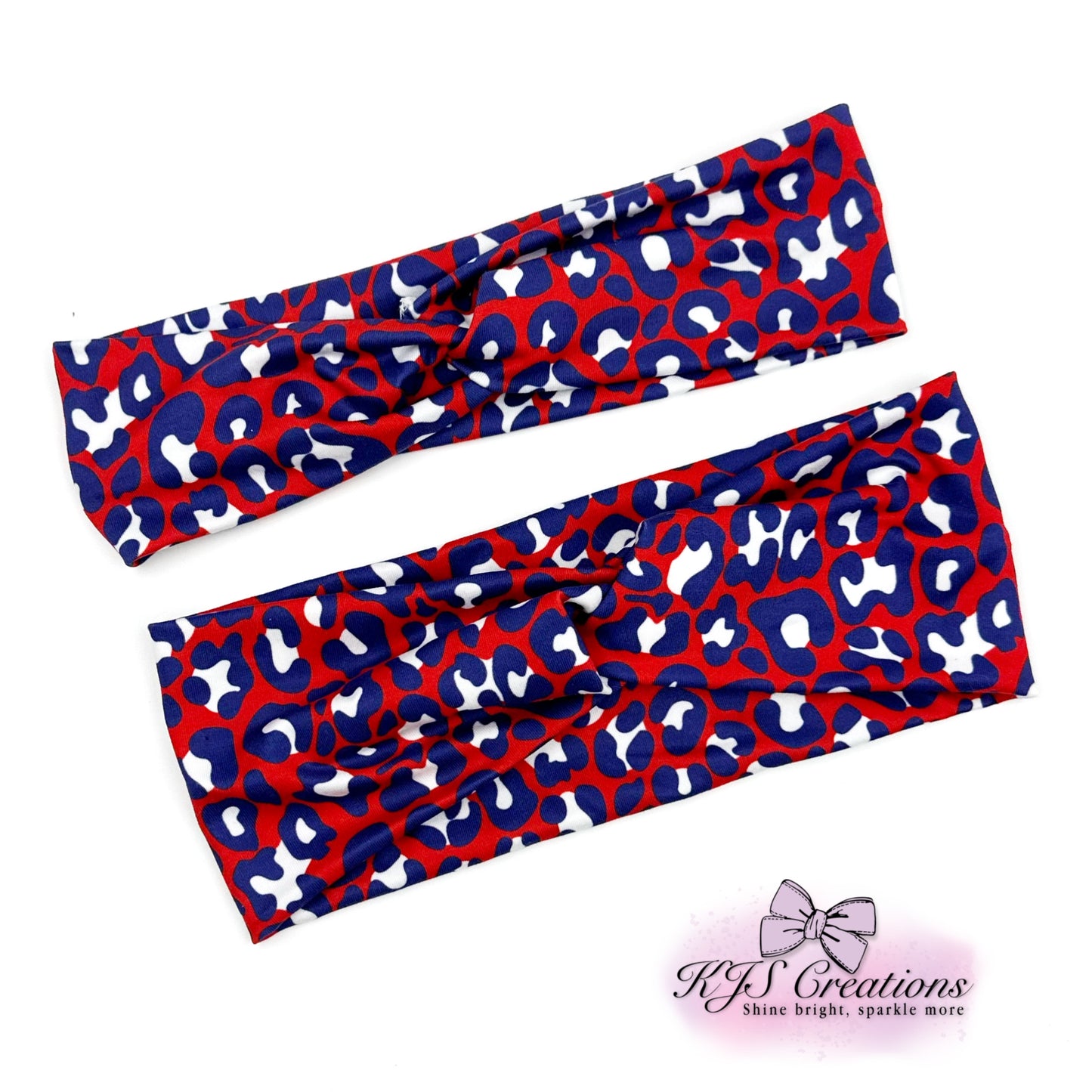 Leopard print headwrap