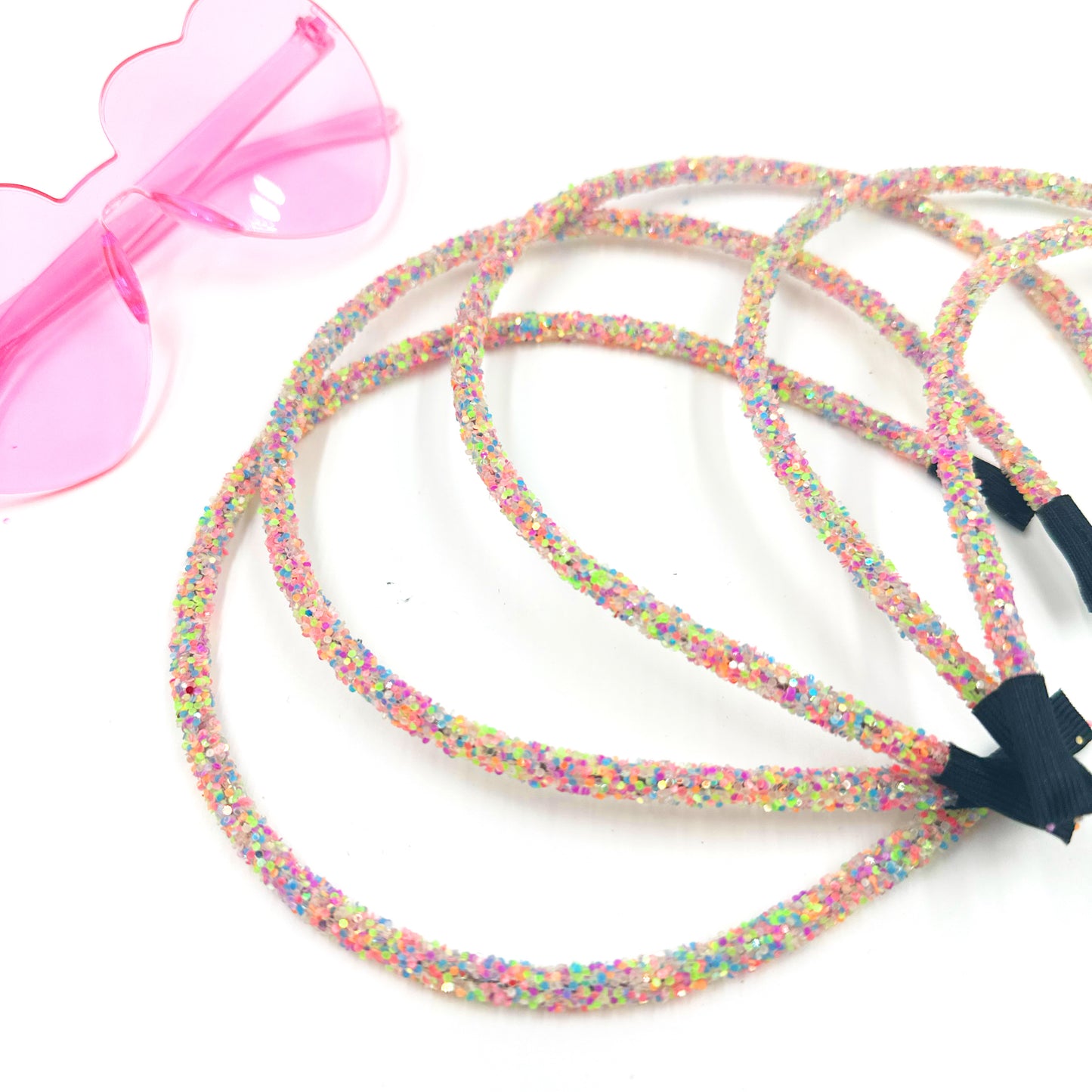 Neon confetti glow in the dark