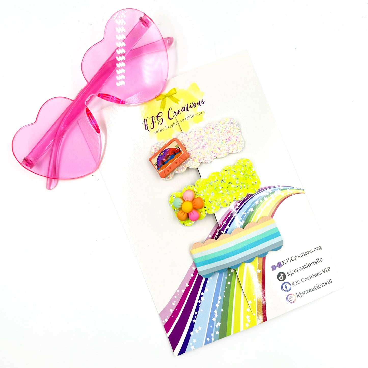 Orange mix tap clip set