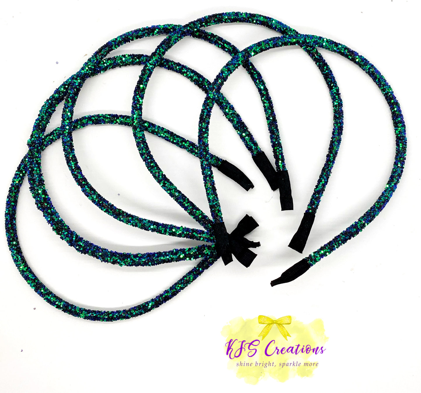 Emerald city glitter band