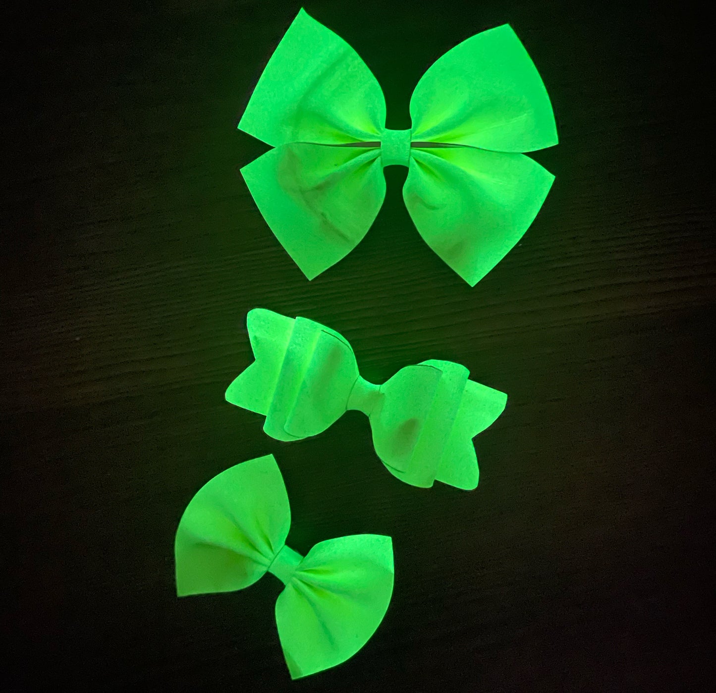 Matte neon yellow glow