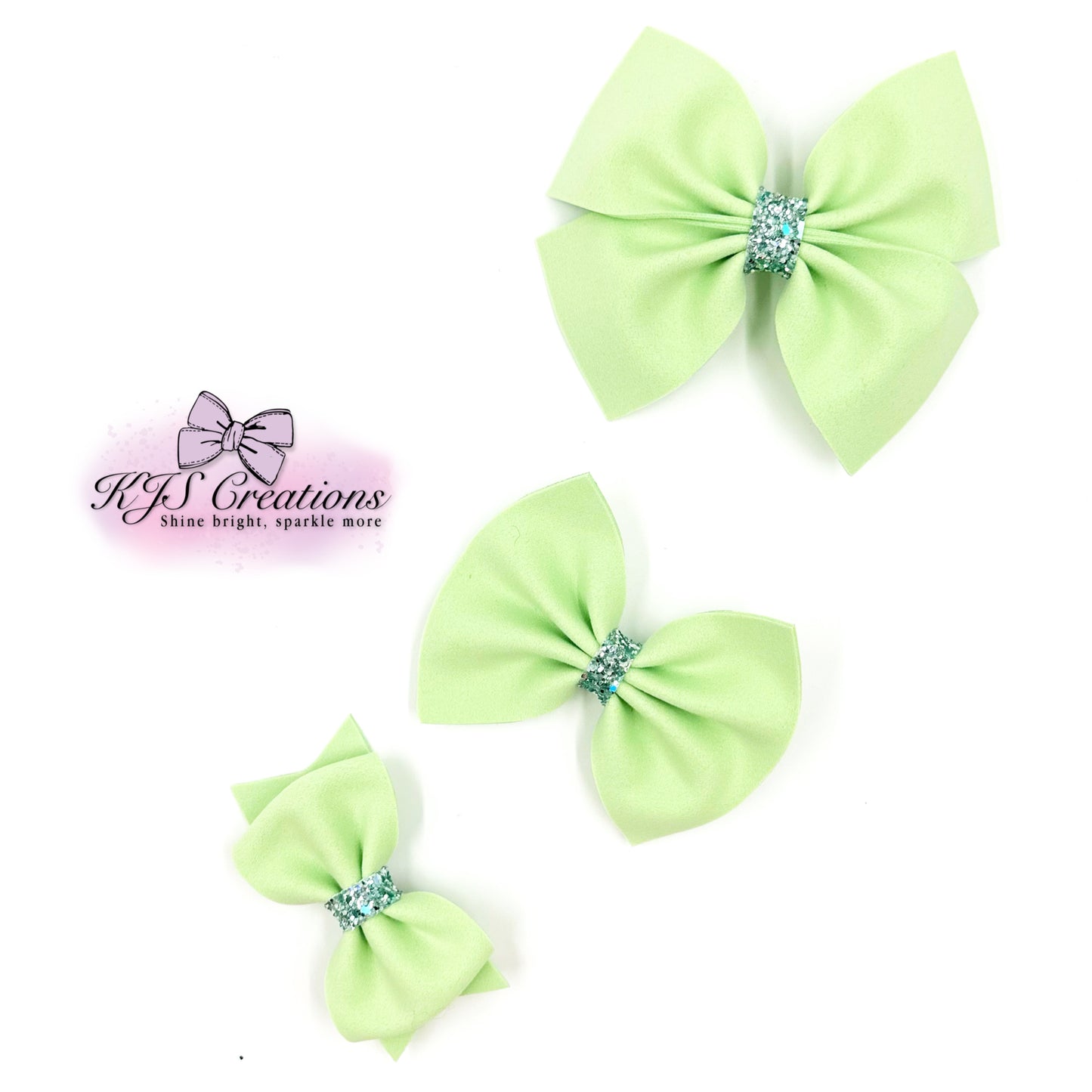 Pistachio thick velvet/suede