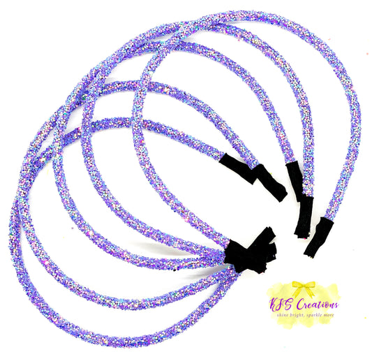 Perfectly Purple Glitter Band