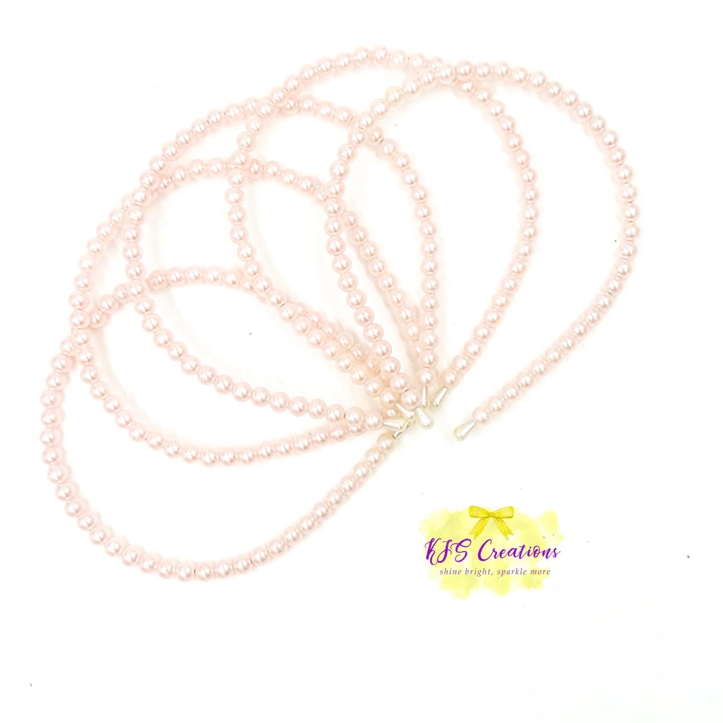 Light pink Pearl headbands