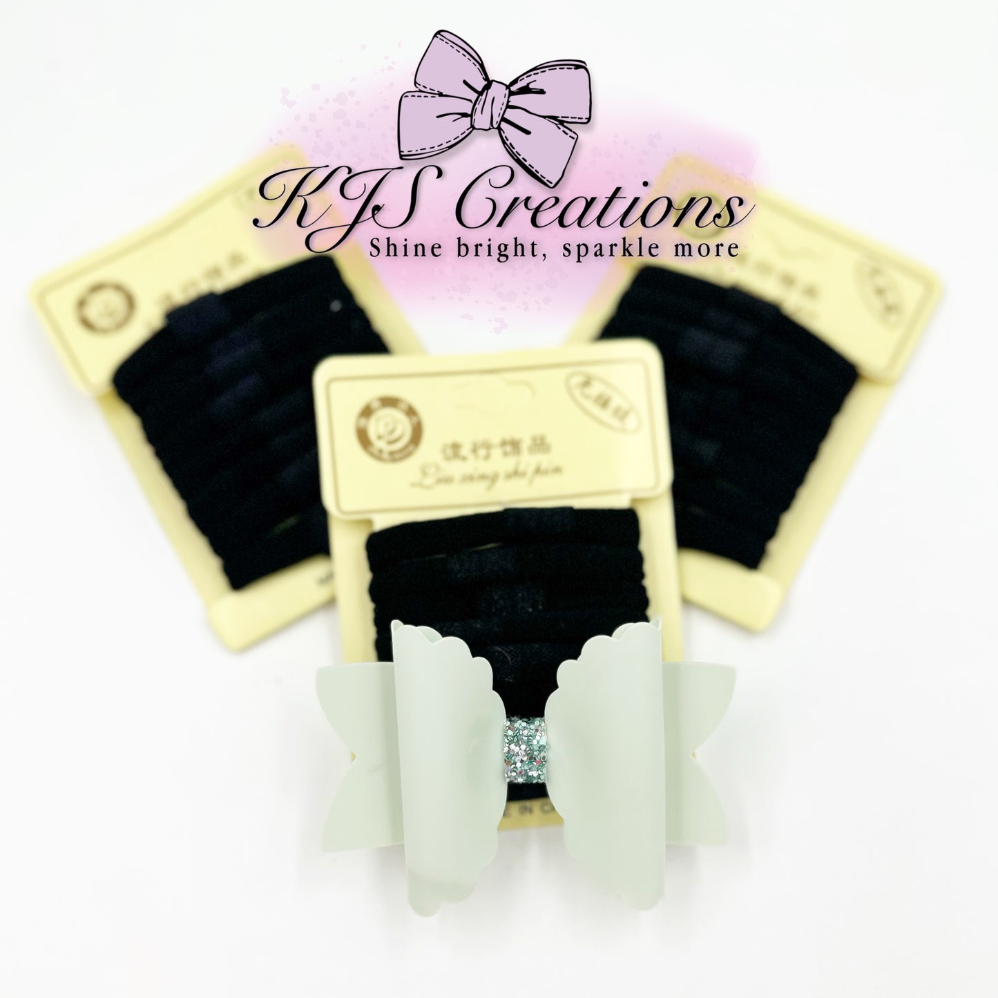 Forever hair ties (black pack)