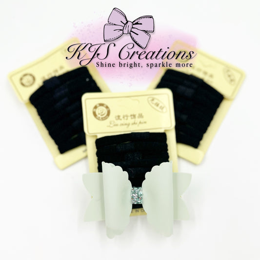 Forever hair ties (black pack)
