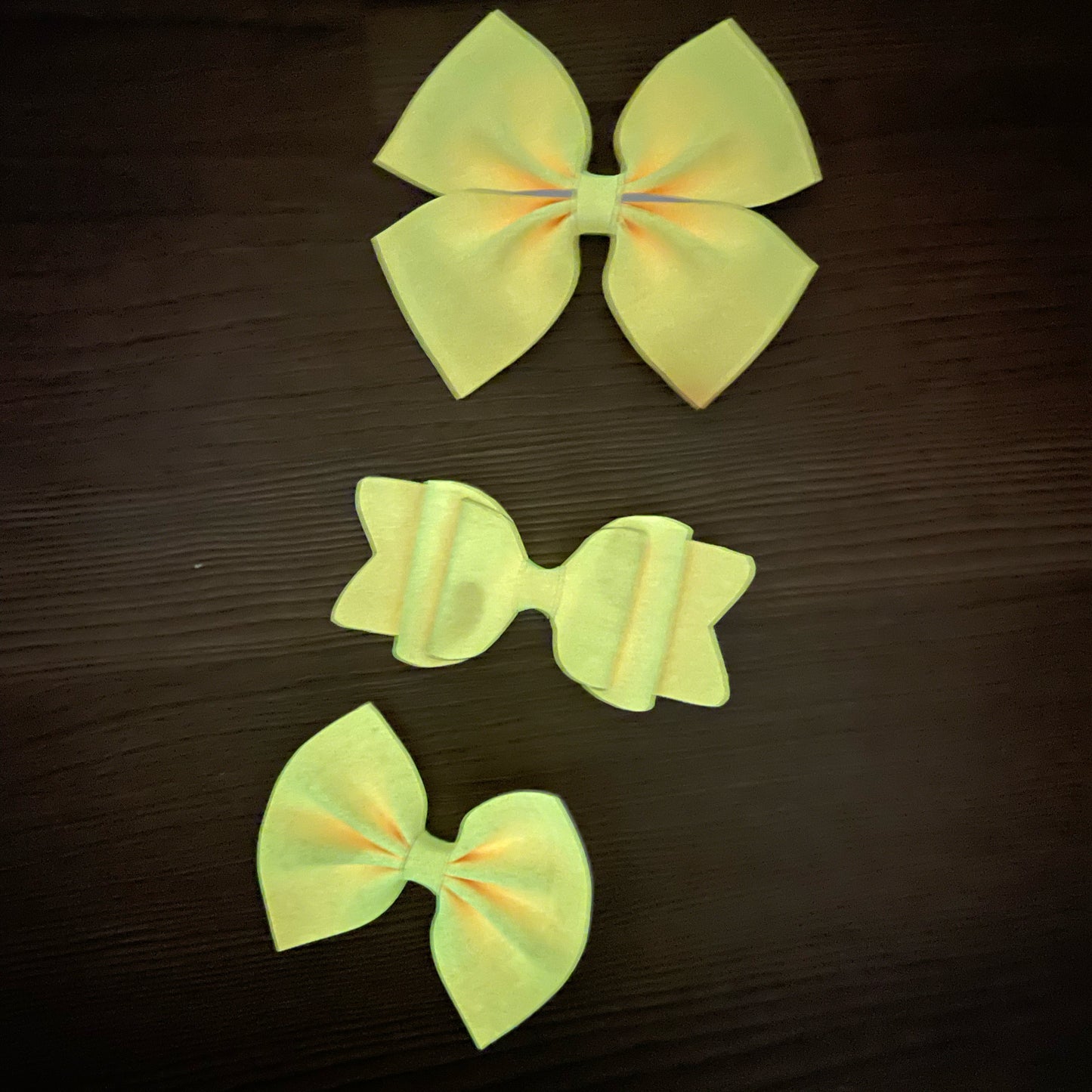 Neon matte orange glow