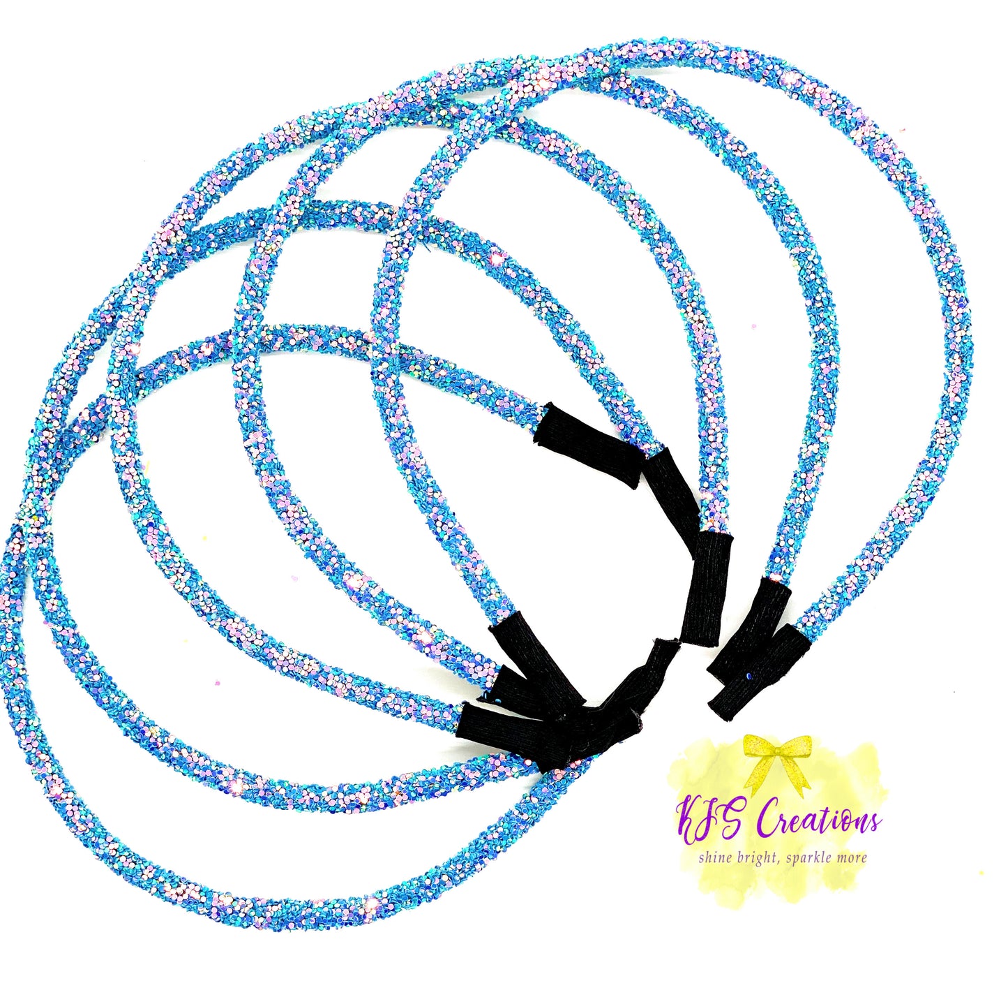 Rain water glitter band