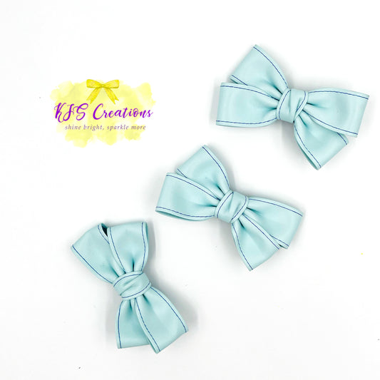 Scottie bow blue