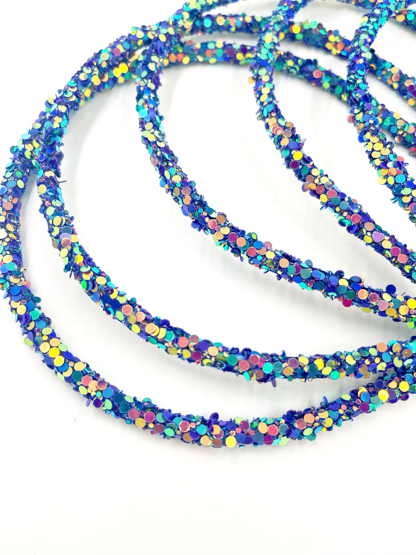 Chunky Party Blue glitter band