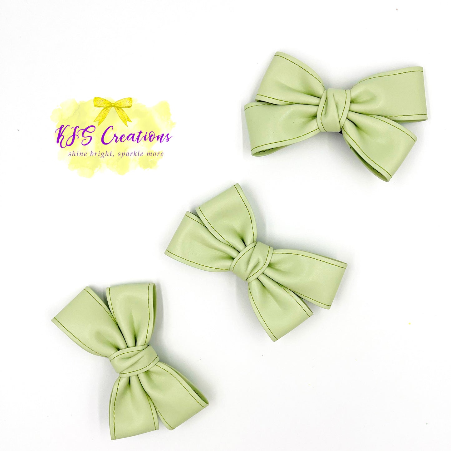 Scottie bow green