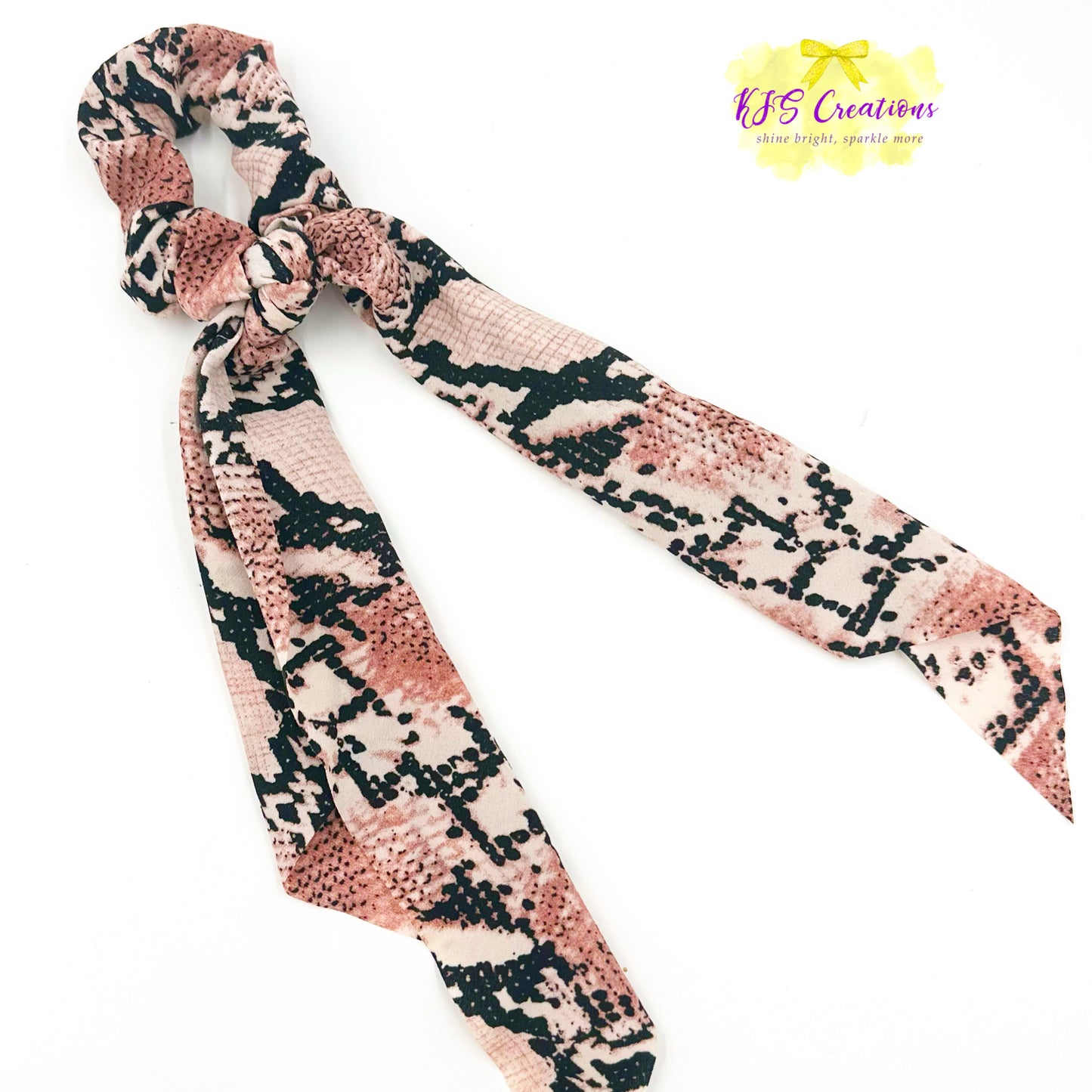 Pink snake print