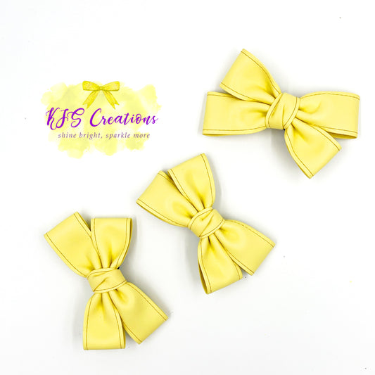 Scottie bow yellow