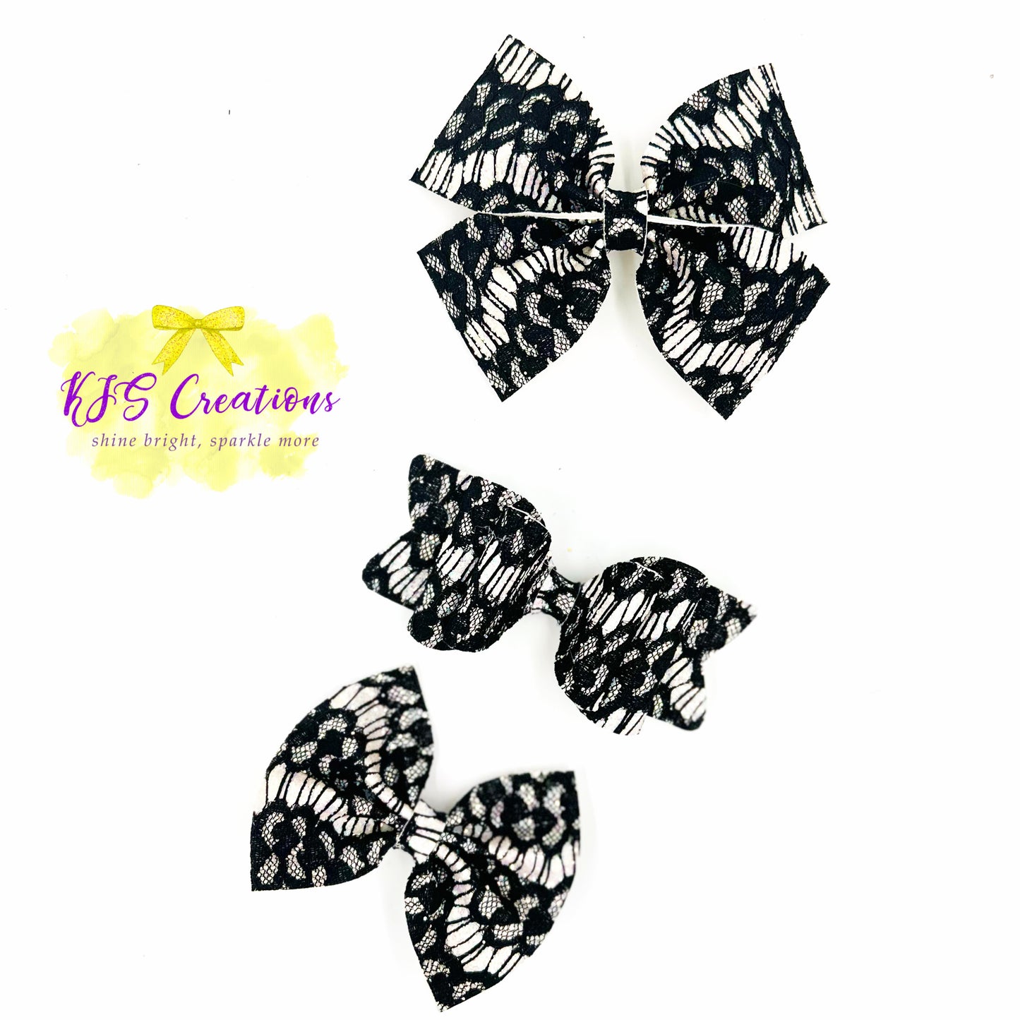 Black and white lace