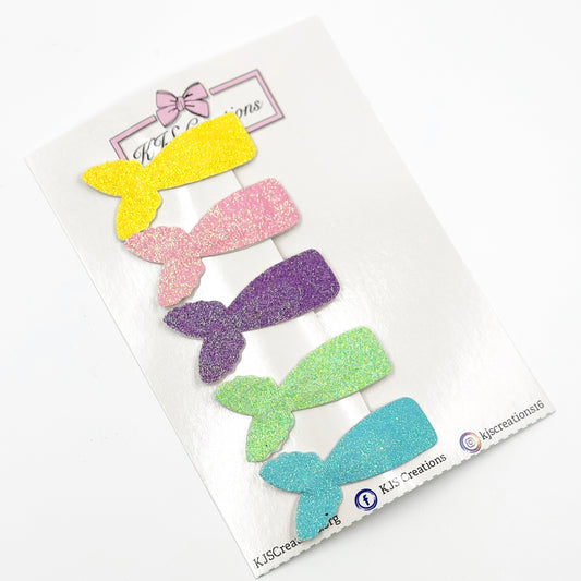 Mermaid snap clip set