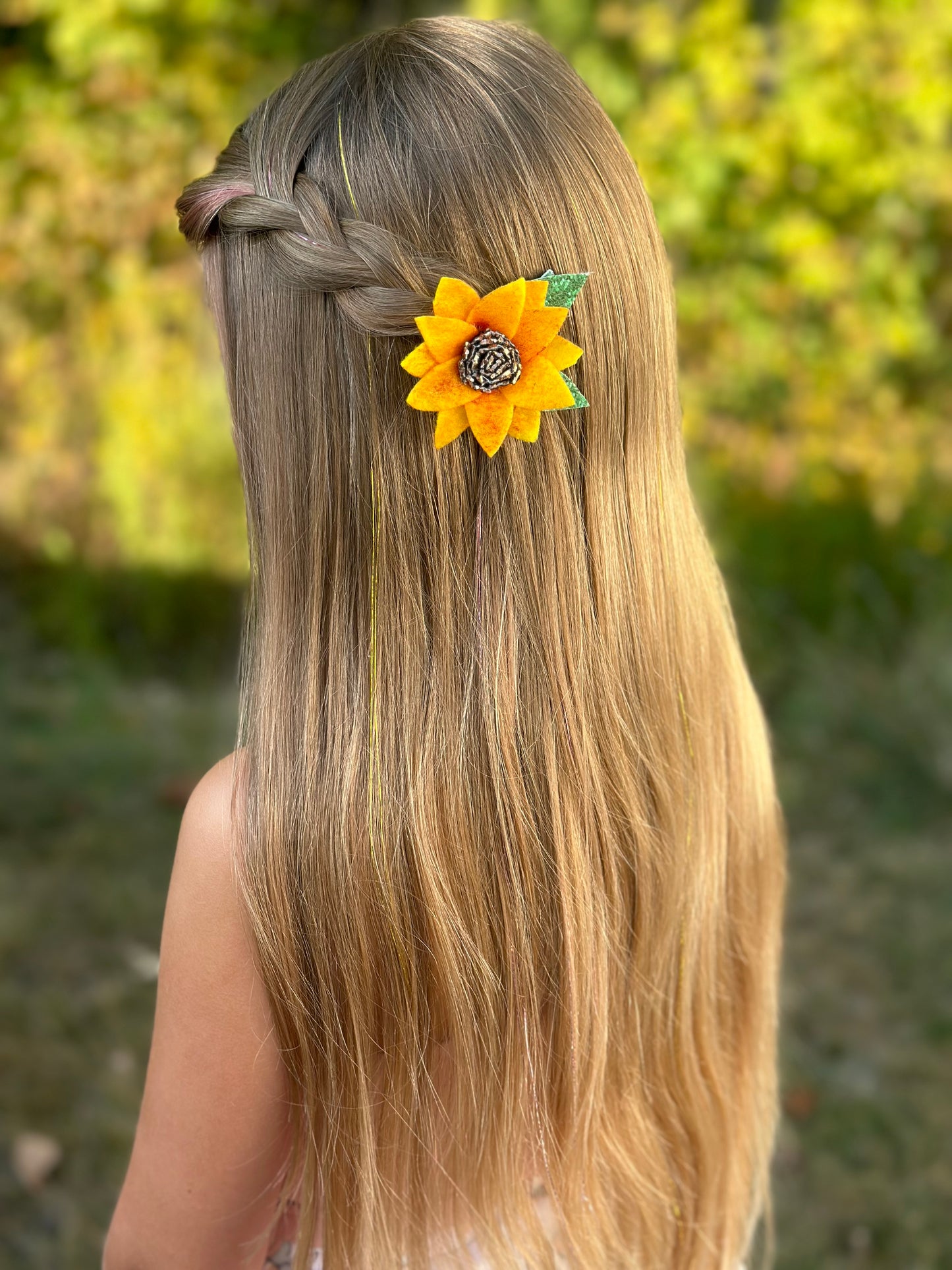 Sunflower clip