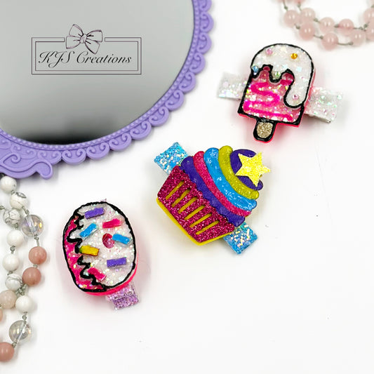 Sweet treats interchangeable Center clips