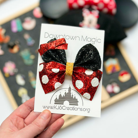 Red bowtique ears