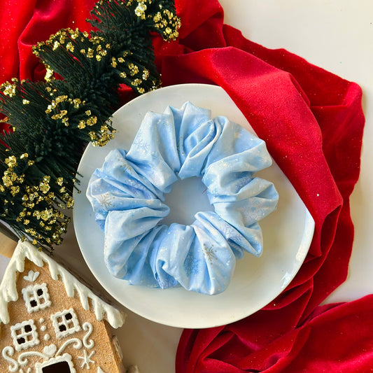 Snowflake scrunchie