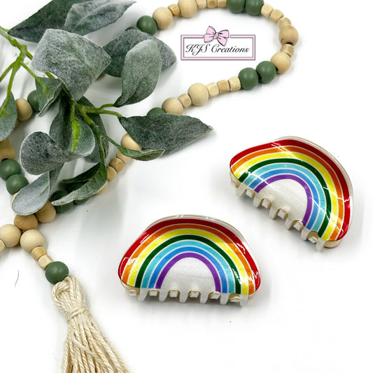 Rainbow Claw clip
