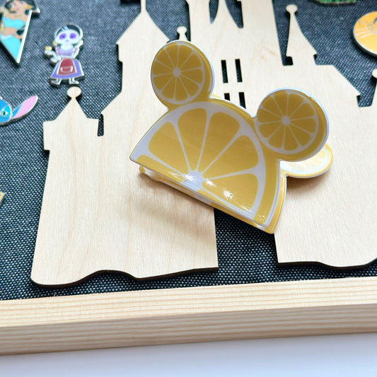 Lemonade ears claw clip