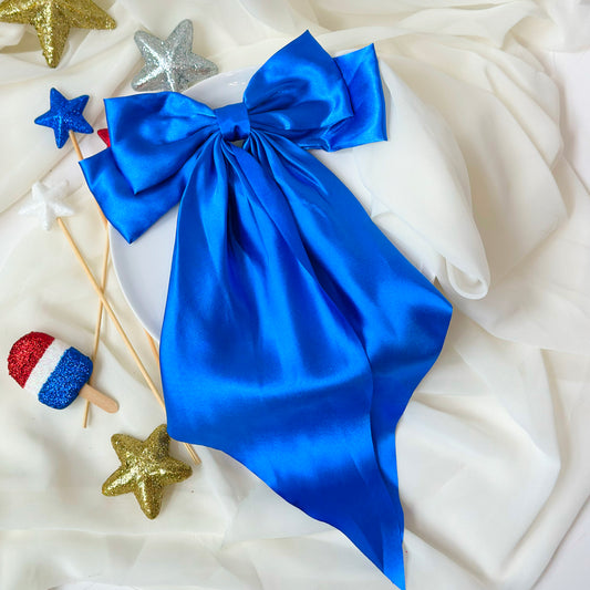 Xl blue satin Olivia