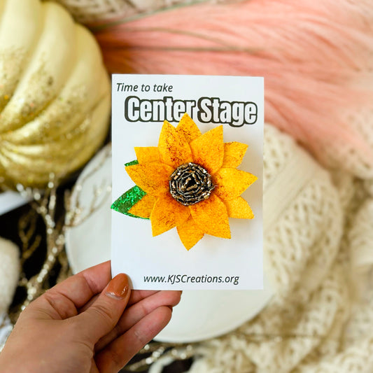 Sunflower clip