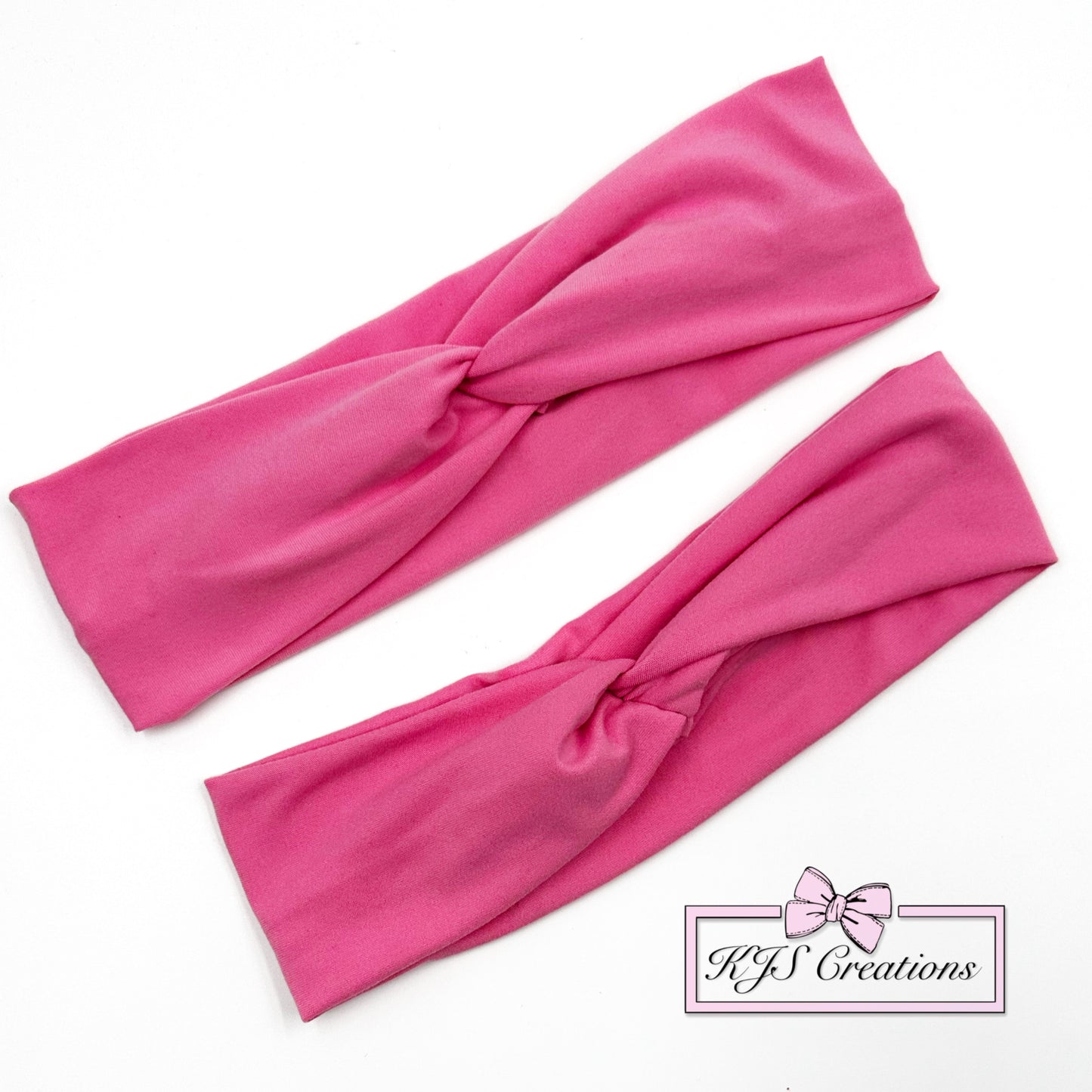 Bubble gum pink headwrap