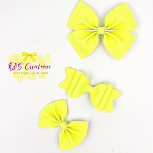 Matte neon yellow glow