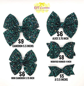 Mint glitter